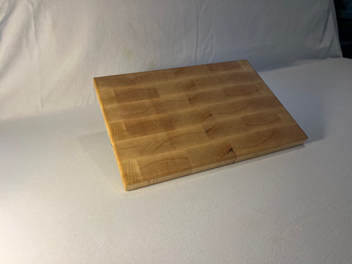 Maple brick pattern cutting board.